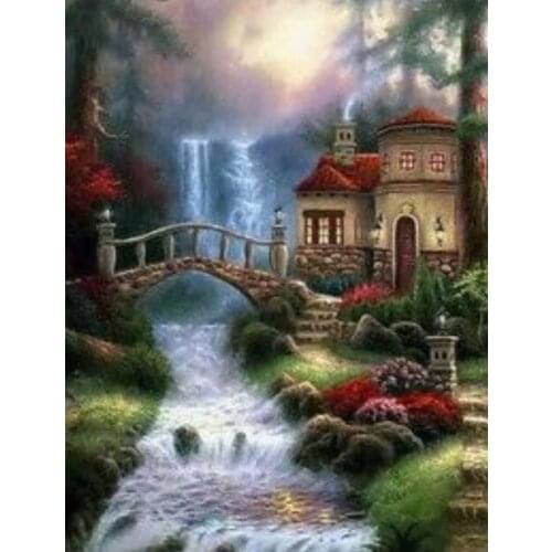 Dimond Painting Scenery Diamond Painting Set Cross Stitch Diamond Painting Full Drill Round