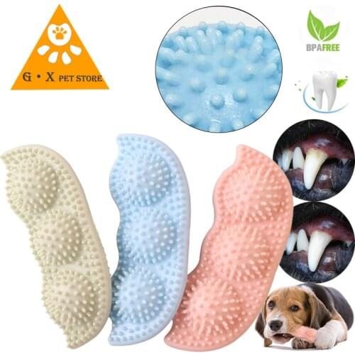 Dog Chew ToysPet Dog Chew Molar ToysDog Educational ToysDog Teeth Cleaning Stick Teeth Cleaning ToysSqueaky Silicone Dog Toys