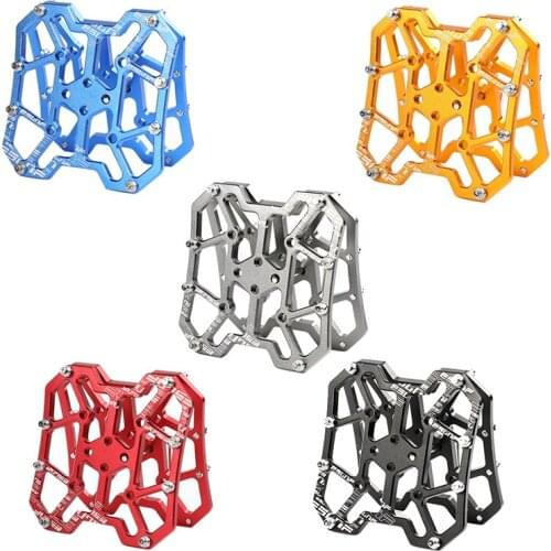 ESLNF 1 Pair Aluminum Alloy Universal Clipless Pedal Platform Adapters for SPD Self-Locking Pedal