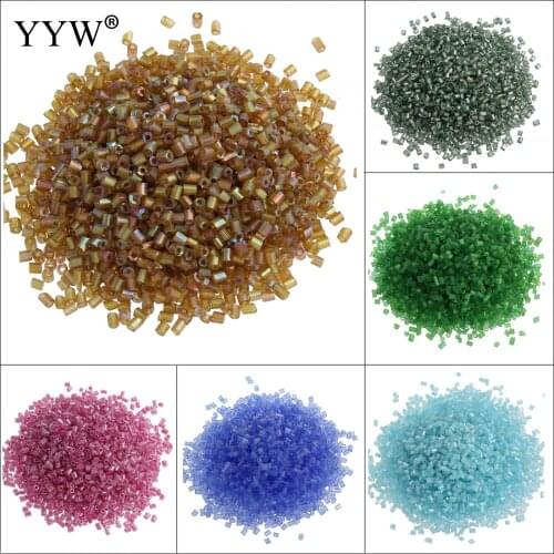 1800pc/Bag Fashion Colorful Mixed Glass Seed Beads Round Glass Beads Ball For Women Necklace Bracelet Making