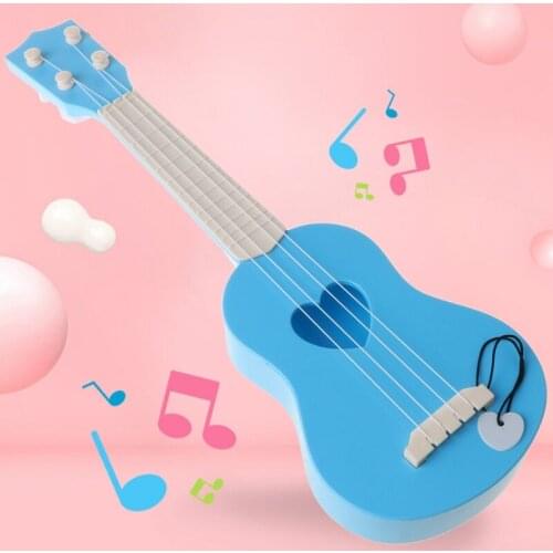 2021 New Acoustic Ukulele 4 Strings Guitar Children Playable Simulation Instrument Toy