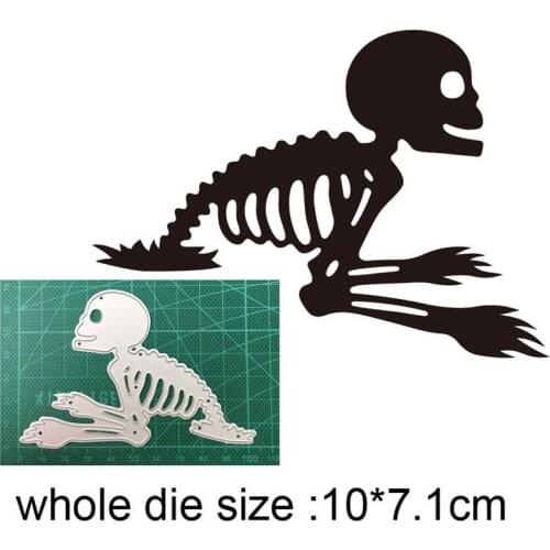 2021 New Halloween dies Skeleton Ghost Cutting Dies Stencils For Scrapbooking dies DIY Craft Paper Card Making Embossing Die Cut