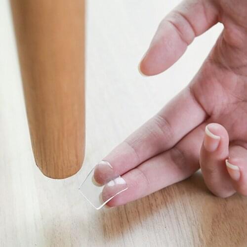 70 Pcs Gripping Anti Slip Gel Pads Sticker Sticky Reusable for Home Kitchen Car Holder 669