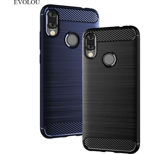 Cover for Xiaomi Redmi 7 Case Redmi Note 7 Soft Bumper Shockproof Phone Case for Xiaomi Note 8 9s 9 Pro Back Cover Carbon fiber
