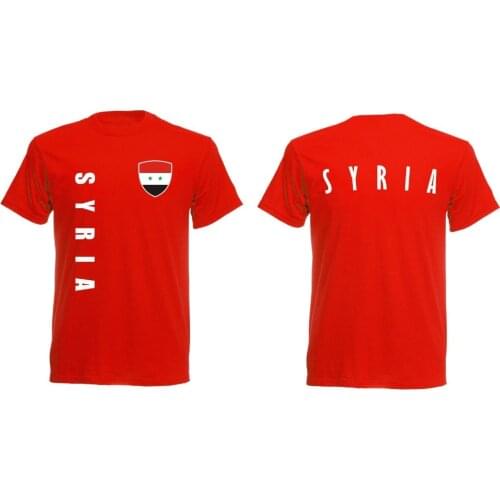 Syrien T-Shirt MenS Footballer Legend Soccers Syria Jersey New 2019 Fashion Hot T-Shirt Summer Style Funny Casual Tops T Shirts
