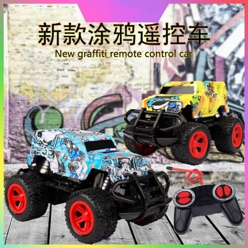 Graffiti Remote Control RC Cars 4CH 1:43 buggy Electric car model toys for boys
