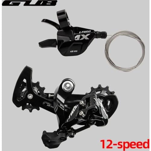 GUB 12-Speed Transmission Kit Derailleur Bike Parts Compatibility with 52T Flywheel Chain Bicycle Transmission Accessories