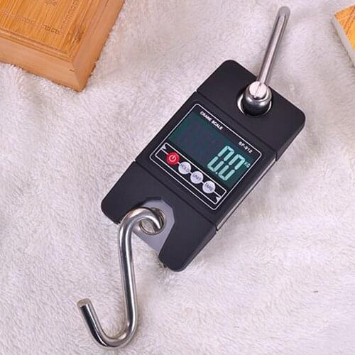 Creative Electronic Portable Hanging Mini Size 300KG Industrial Crane Handle Digital LCD Weight Hook Scale