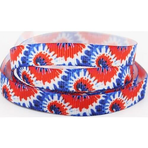 Q&N ribbon /OEM 3/8inch 9mm 160724001 printed grosgrain ribbon50yds/roll Accessory hairbow headwear DIY decoration