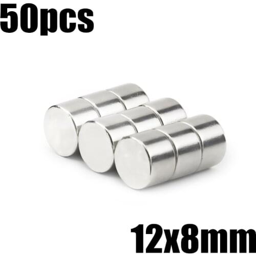 50pcs magnets (specification:12 8)Super Powerful Strong Rare Earth Neodymium Magnet N35 Magnets