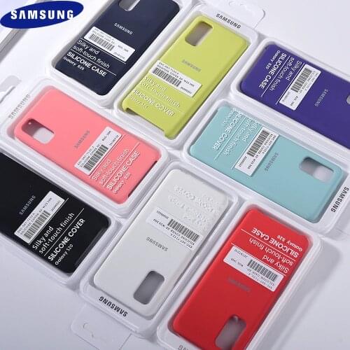Original Samsung S10e Liquid Silicone Case Cover Soft Protect Back Housing For Galaxy S10 Plus S10E SM-G9750 SM-G9700 SM-G9730