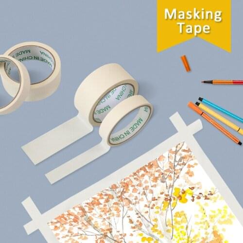 Simple Solid Color Washi Masking Tape Sticky Decorative Paper Tape Set DIY Decoration Office Stationery Scrapbook