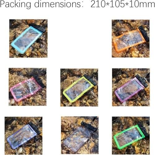 Swimming Bags Mobile Waterproof Bag PVC Phone Case For All Models Under 6.5 inch