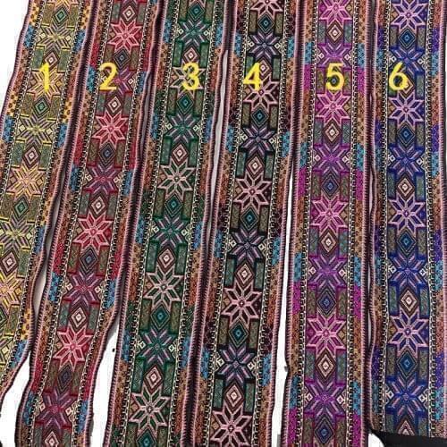 10yards/lots wide 5cm Woven Jacquard Ribbon Trims totem pattern for curtain and clothing accessory LS-2732