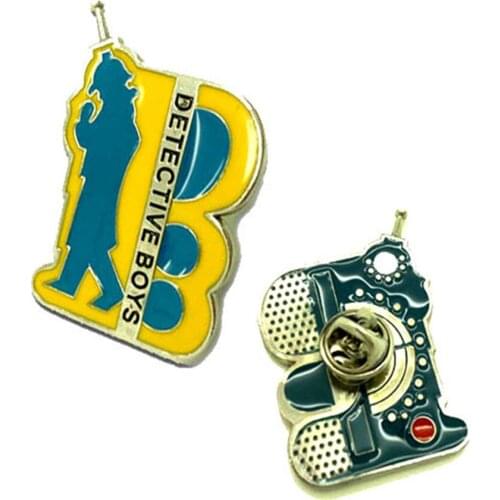 Japanese Anime Cartoon Detective Conan Communicator Brooch Cosplay Clothing Badge Prop Accessories Necklace Funny Little Gift