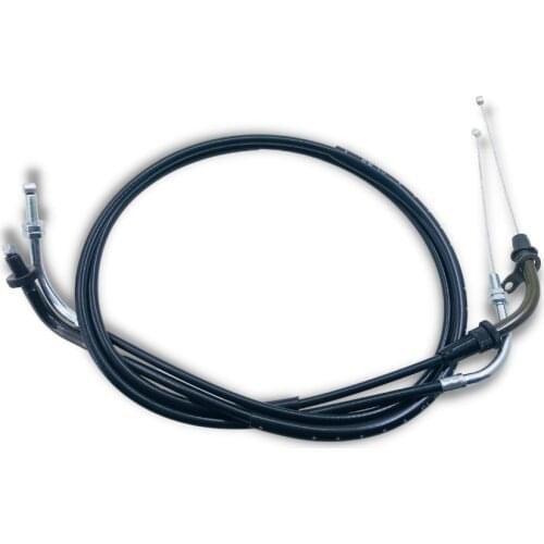 Yecnecty 1 Pair Motorcycle Throttle Wires Oil Cable Lines Scooter Accessories Motor Bicycle Parts For Yamaha Virago XV250 XV125