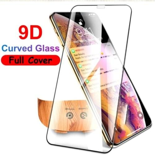 2Pcs 9D Full Cover Tempered Glass For iPhone SE 2020 11 Pro Max 2019 8 7 Plus 6 6S Screen Protector For iPhone XS MAX XR X Film