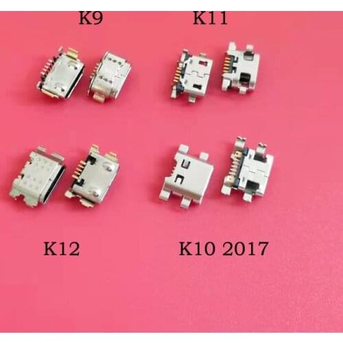 100PCS USB Charging Port Connector Charge Jack Socket Plug Dock For LG K9 LM-X210EM K11 X410E K10+ K30 X4+ X4 Plus K10 2017 K12