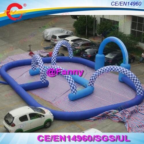 12x7m or 15x8m or 20x10m ATV Go Karts inflatable air racing track,inflatable quad air race track,inflatable go-kart air track