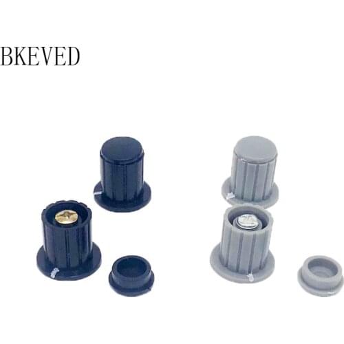 5PCS black grey knob button cap is suitable for high quality WXD3-13 2W WXD3-12 1W potentiometer knob