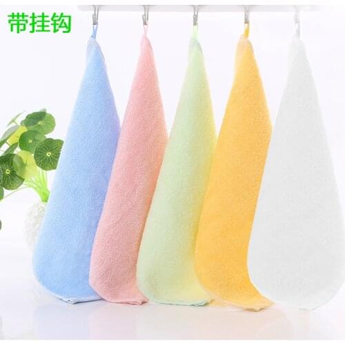 5 Pcs/Set Baby Bath Face Towel Kids Toallas High Quality Colorized Bamboo Fiber Hooked Stuffs For Children
