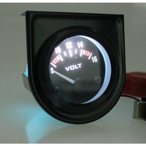 52mm Car Motor Auto Voltmeter Digital LED 8-16 Volt Voltage Gauge High Sensitivity Easy Operation