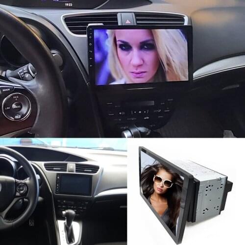 2Din Rotating Multimedia Screen Car Radio For Honda Civic Hatchback 2016 Sport GPS Navigation Android 10 Autoradio Stereo HU