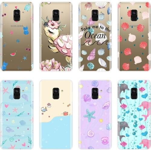 Turtle Phone Case For Samsung Galaxy A3 A5 2016 2017 A6 A7 A8 2018 Soft Silicone Back Cover For Samsung Galaxy A6 A8 Plus 2018