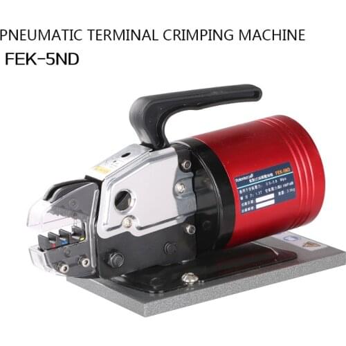 FEK-5ND Pneumatic Terminal Crimping Machine Cold Crimping Tool Mini Crimping Tool Pneumatic Crimping Tool Press