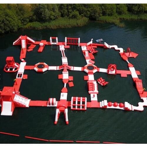 Hi Bouncia Giant Inflatable Water Toys Game / Inflatable Outdoor Water Theme Park Supplier