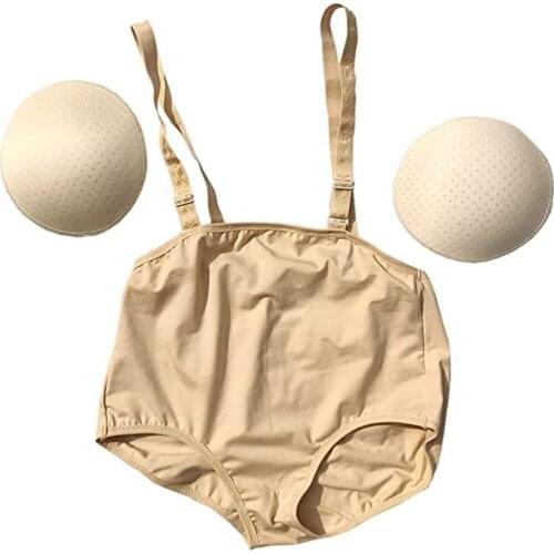 Fake Belly Baby Artificial Belly Bag Pregnant Pregnancy Hip Up for Halloween Costume Cosplay Ajusen