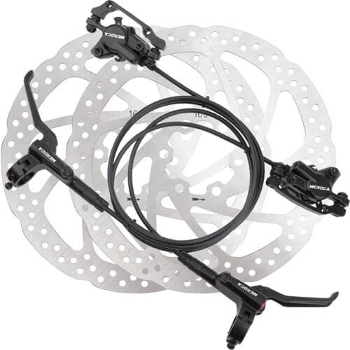 Bike Disc Brake Kit with Bolts Aluminum Front and Rear Caliper 160mm Rotor Freewheel for Road Bike Mountain Bike ASD88