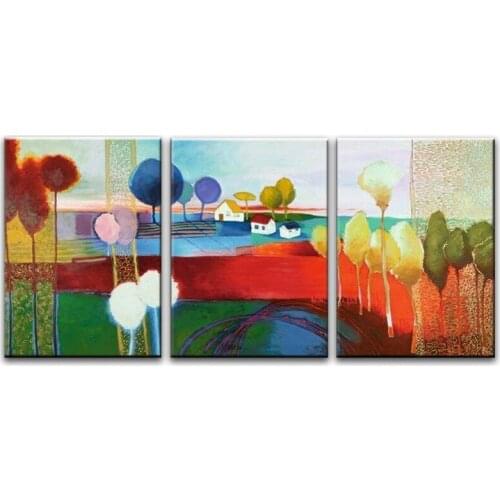 DONGMEI OILPAINTING hand painted oil painting Home decoration high quality landscape painting pictures DM1006