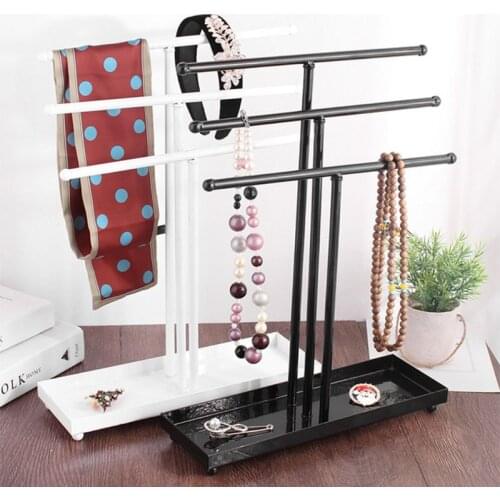 Metal 3 Tier Tabletop Bracelet Necklace Jewelry necklace Organizer Display Tree jewelry holder jewelry organizer