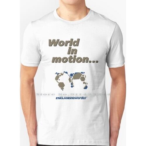 World In Motion England Football Cup 90 Vintage New Order T Shirt 100% Pure Cotton England New Football Cup 90 Vintage Retro