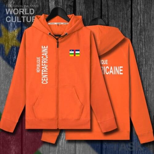 Central African Republic Centrafrique CAF CA mens fleeces hoodies winter sweatshirt men jackets and coat tracksuit clothes new