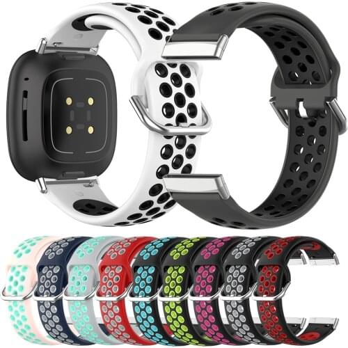 Essidi Soft Silicone Bands For Fitbit Versa 3 Sports Bracelet Strap Loop For Fitbit Sense Watch Wrist Replacement Correa