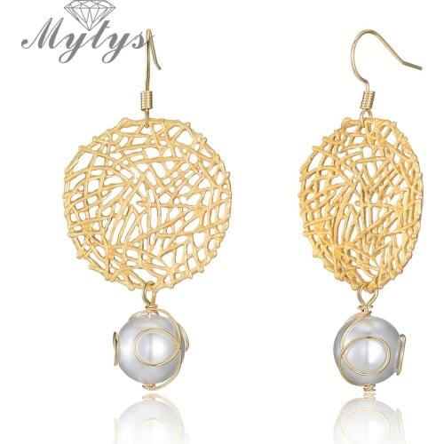 MYTYS Women's Gold Earrings