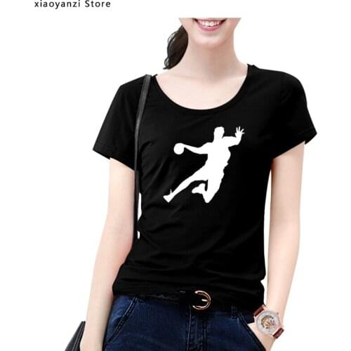 New Novelty handball t shirt women Fashion Tee shirt casual Cotton girls designs creative skateboard students t-shirt streetwear
