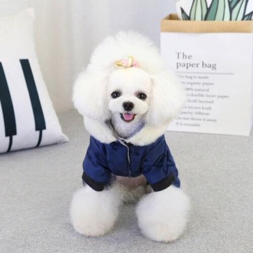 Dog Clothes Winter Warm Jacket Coat Pet Dog Winter Warm Dog Clothes For Small Medium Dog Coat Bulldog Outfit
