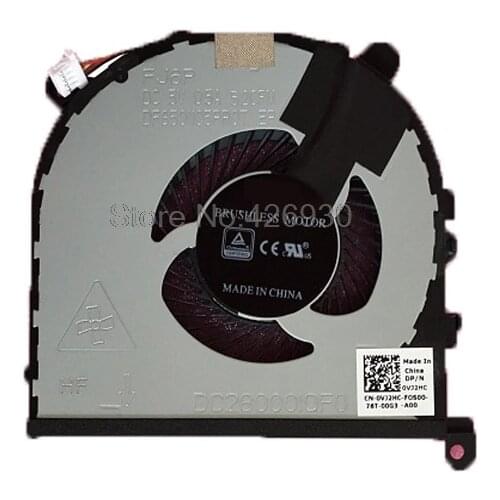 Laptop CPU Cooling Fan For DELL For XPS 15 9560 P56F DC28000I0F0 0VJ2HC VJ2HC new