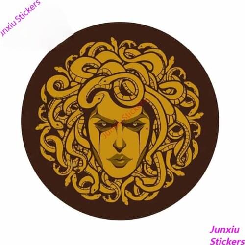 Personality Medusa Gorgon Head Creative Graffiti Car Sticker Decal Waterproof Occlusion Scratch SUV Fine Decor Decal PVC13x13cm