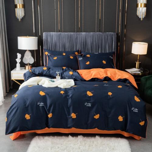 Papa&Mima Wine Red Lip Print Black Luxurious Egyptian Cotton 600TC Bedding Set Printed Fitted Sheet Pillowcase Comforter Cover