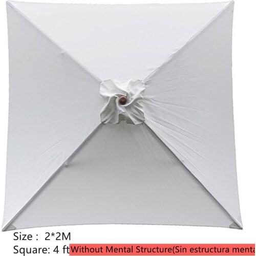 Beach Umbrella Replacement Canopy Garden Patio umbrella 2 Meters Anti-UV Polyester Cloth parasol plage Without Mental Structure