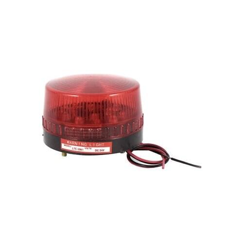 Industrial DC 24V LED Flash Strobe Light Signal Warning Lamp Red LTE-5061