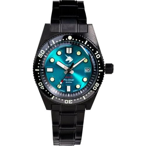 Proxima 62Mas Mens Diver Watches,Men Automatic Watch Diving 300m Waterproof Luxury Mechanical Wristwatch Luminous NH35 Sapphire