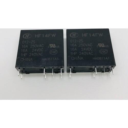HF14FW-012-ZS 12VDC 8pin 16A 250VAC relays