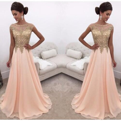 Modest Lace Chiffon Prom Dresses 2021 vestidos de fiesta largos elegantes de gala A Line Special Occasion Dress Party Gowns