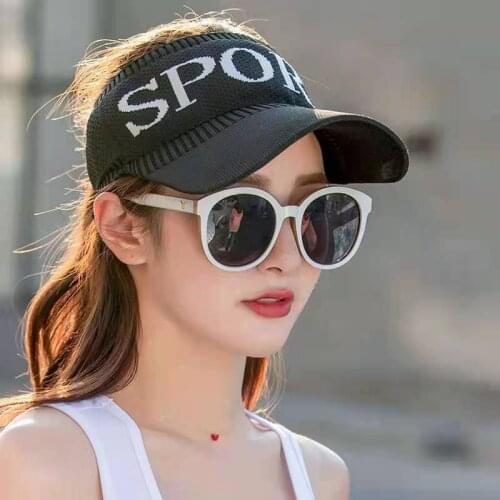 Spring summer Sports Sun Cap Men' Cap Women Adjustable cotton Visor UV Protection Top Empty Tennis Golf Running Sunscreen Hat
