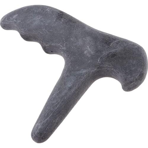 T Shaped SPA Acupuncture Stone Board Scraping Massage Scraper Tool